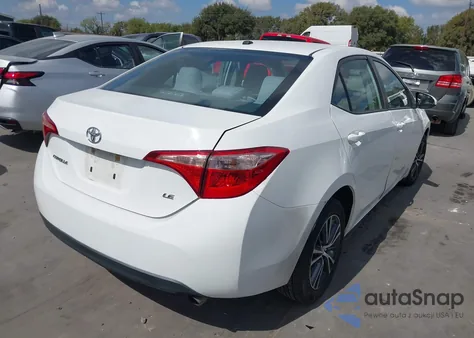 2017 Toyota Corolla Le z USA, uszkodzony, nr VIN 2T1BURHE7HC831837